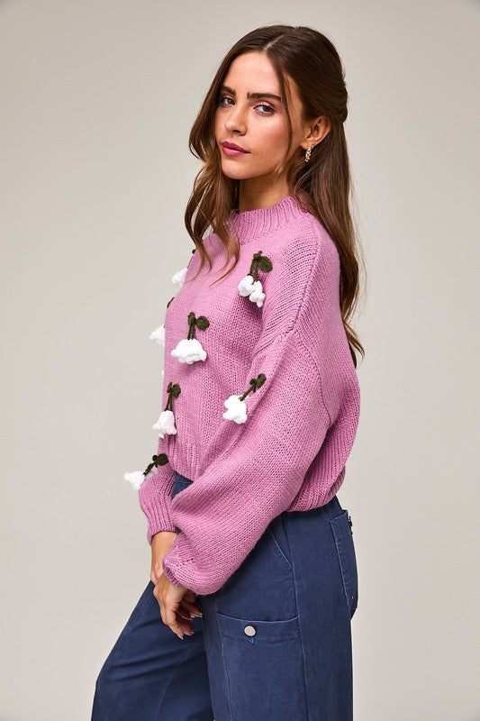 HTF zara hot tulip sweater